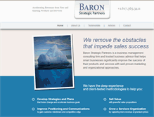 Tablet Screenshot of baronstrategic.com